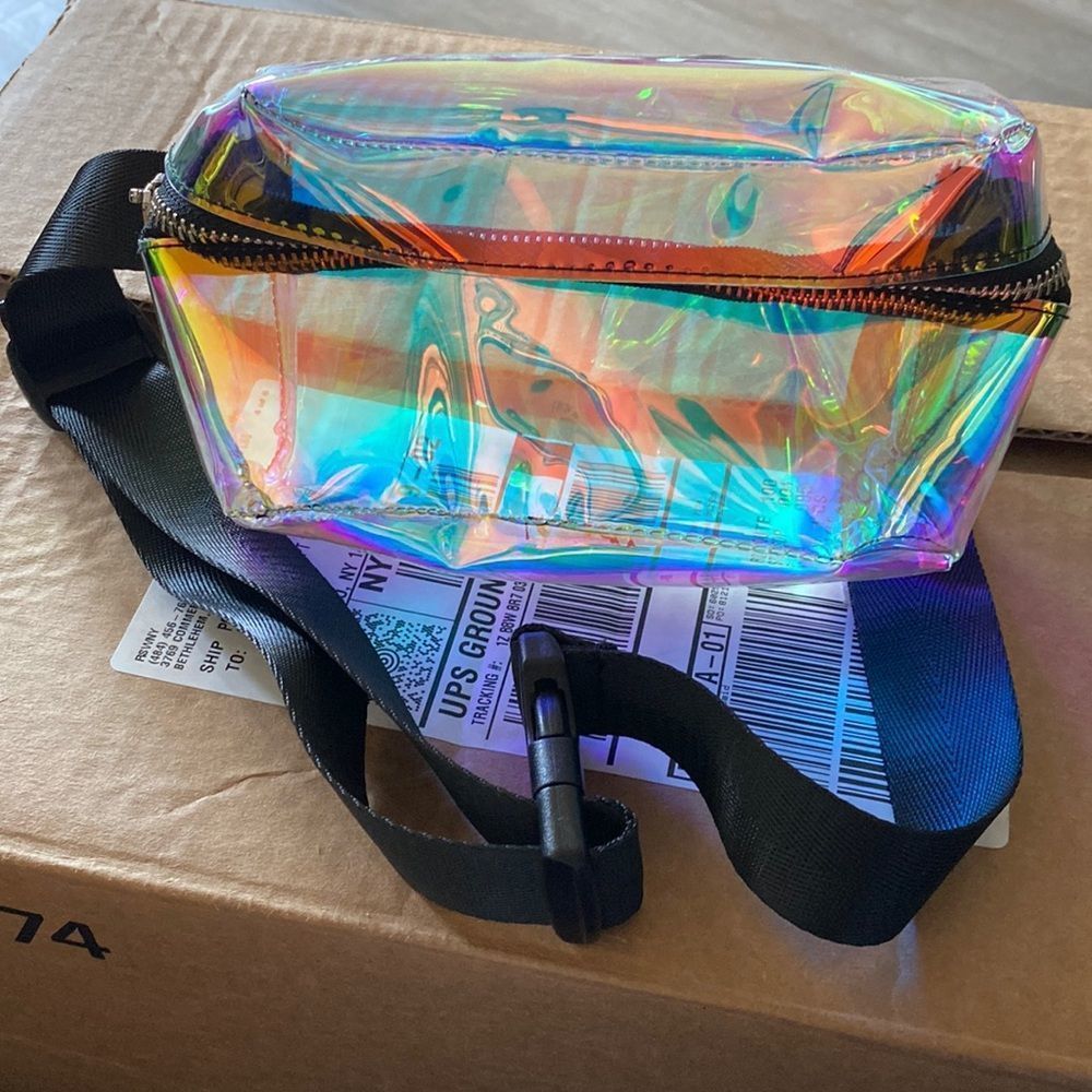 Beautiful Rainbow color waist bag
